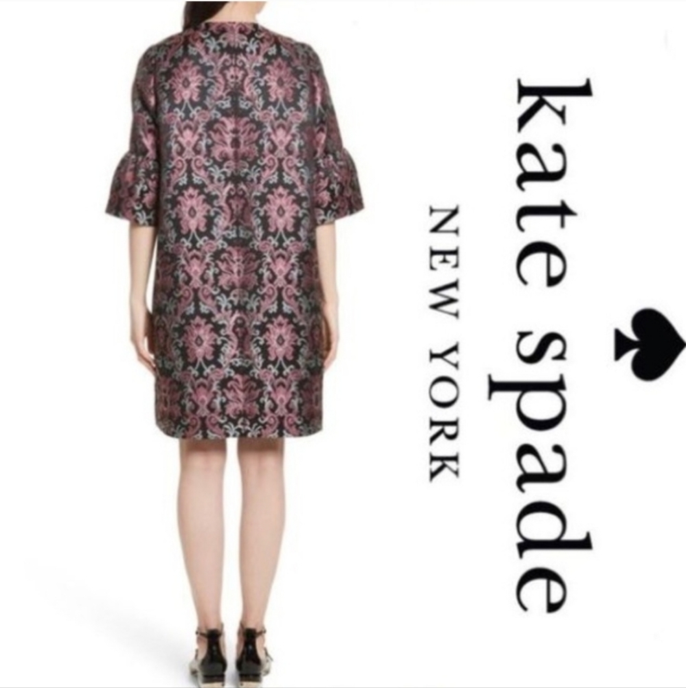 Kate Spade Floral Finer Things Tapestery Jacquard Jacket Size 10